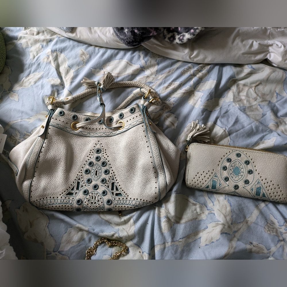 Cole Haan handbag with matching wallet